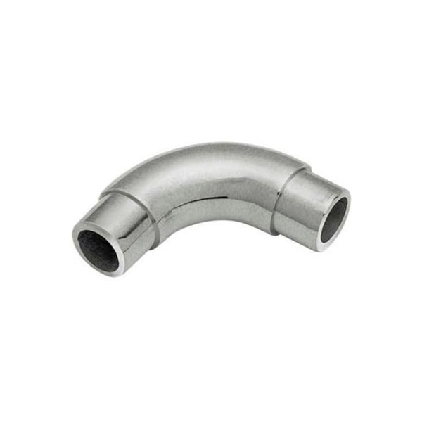 Lavi Industries Lavi Industries, Flush Elbow Fitting, Radius, for 1" Tubing, Satin Stainless Steel 44-731/1 - main
